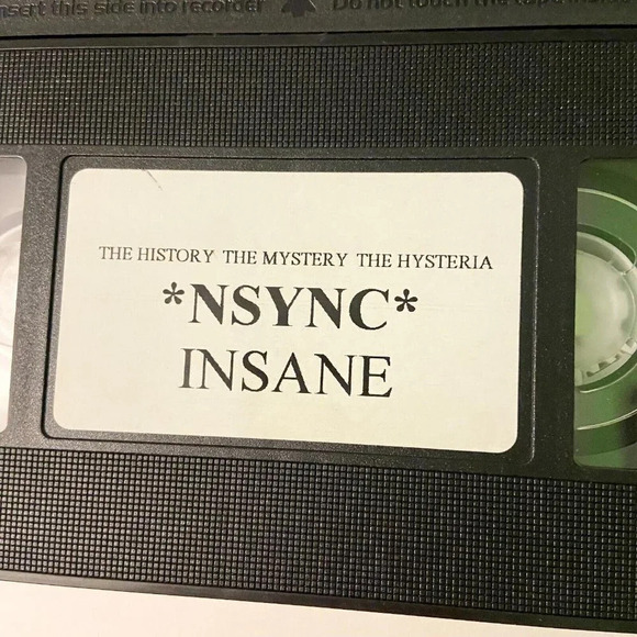 2000 N Sync Insane VHS  Tape The History Mystery Hysteria - Picture 9 of 11